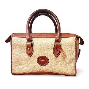 Vintage Dooney & Bourke All Weather Leather (AWL) Zip-Top Satchel